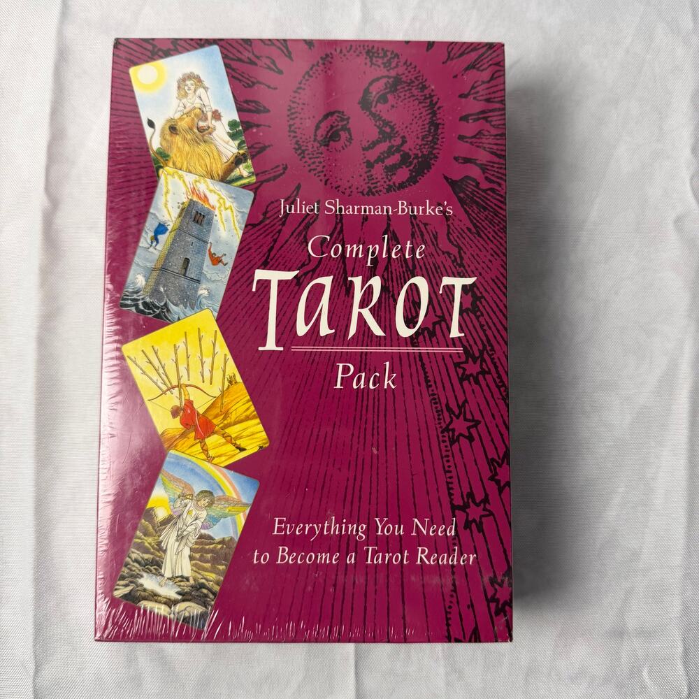 NEW Sealed Complete Tarot Pack Juliet Sharman Burke Caselli Deck Book Set 2007